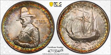 1920 50C Pilgrim MS66