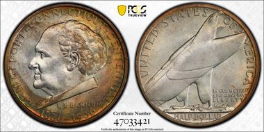 1936 50C Bridgeport MS67