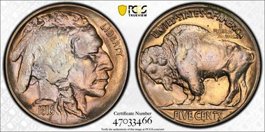 1916 5C MS65