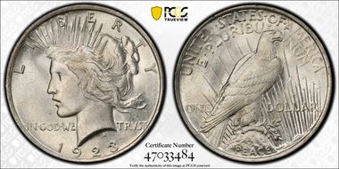 1923 $1 MS63