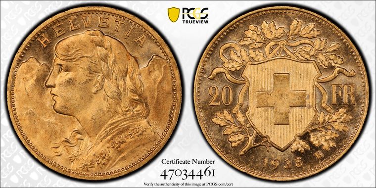 Cert 47034461 - Coin Image