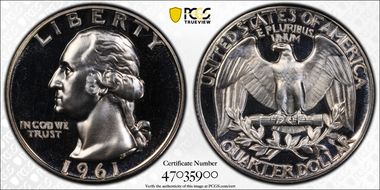 1961 25C PR67