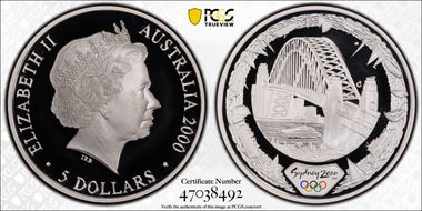 2000-C $5 Olympic - Bridge PR69DCAM
