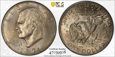 1971 $1 AU58