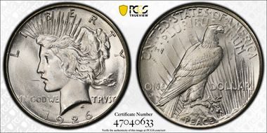 1926-S $1 MS64