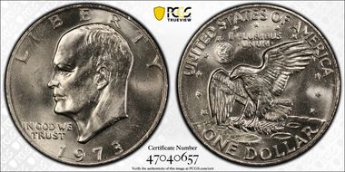 1973 $1 MS65