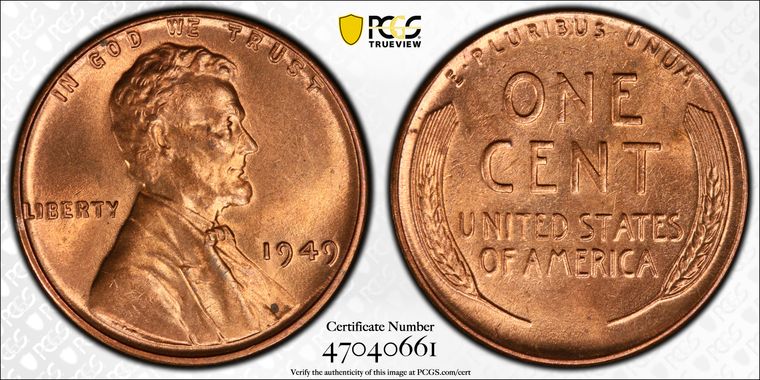 Cert 47040661 - Coin Image