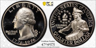1976-S 25C Silver PR70DCAM