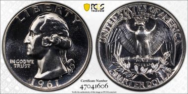 1961 25C PR66