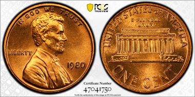 1980 1C MS65RD