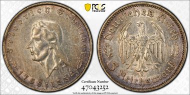 1934-F 5 Mk Schiller J-359 AU53