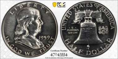 1959 50C PR66