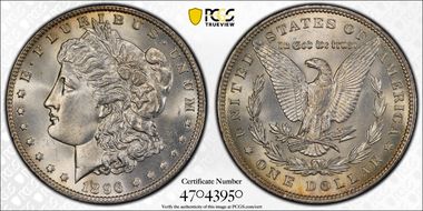 1896 $1 MS64
