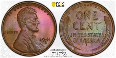 1941-S 1C MS63BN