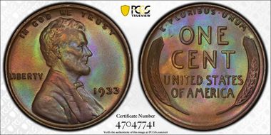 1933 1C MS66BN