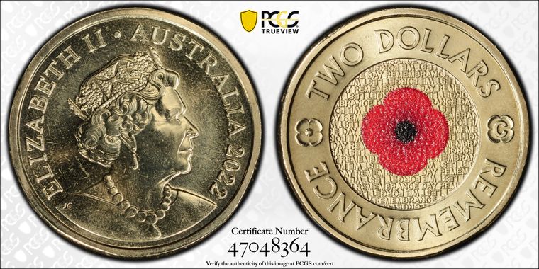 Cert 47048364 - Coin Image