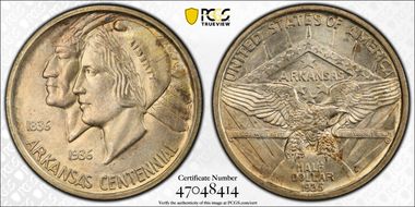 1935-S 50C Arkansas MS66