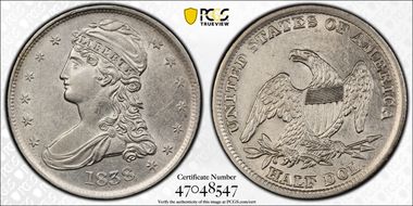 1838 50C AU50