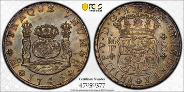 1745-Mo MF 8 R Calico-1468 MS64+