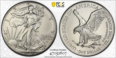 2023 $1 Silver Eagle MS69