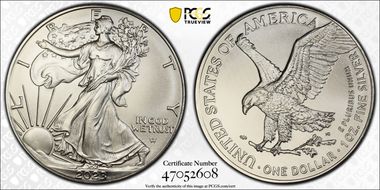2023 $1 Silver Eagle MS69