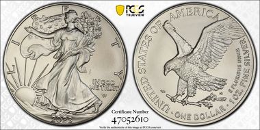 2023 $1 Silver Eagle MS69