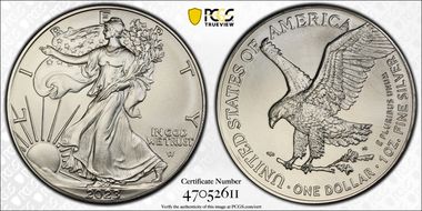 2023 $1 Silver Eagle MS69