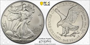 2023 $1 Silver Eagle MS69