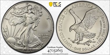 2023 $1 Silver Eagle MS69