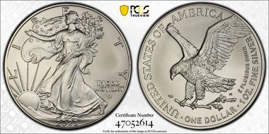 2023 $1 Silver Eagle MS69