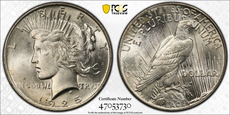 Cert 47053730 - Coin Image