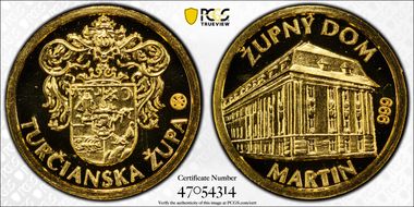 No Date Medal Turcianska District Au SP69