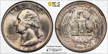 1944-S 25C DDO, FS-101 MS66