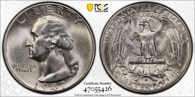 1947-S/S 25C RPM, FS-502 MS65