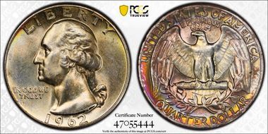 1962 25C Type B Reverse, FS-901 MS65