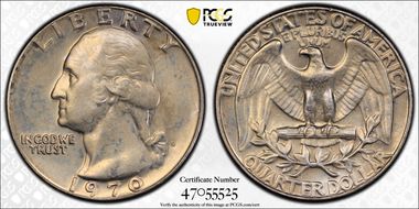 1970-D 25C DDR FS-801 MS65+