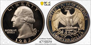 1982-S 25C DDO FS-101 PR69DCAM