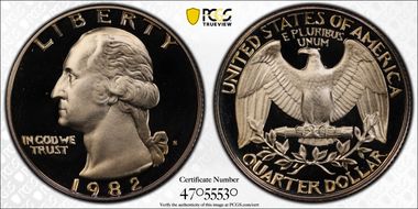 1982-S 25C DDO FS-101 PR69DCAM