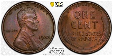 1933 1C MS64BN