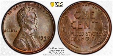1940-D 1C MS64BN