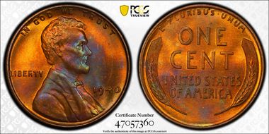 1940 1C MS66+ RB