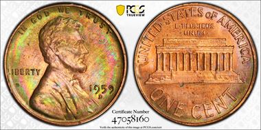 1959-D 1C MS64RB
