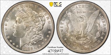 1882-O/S $1 Strong MS63