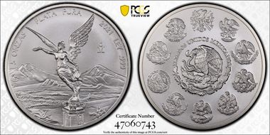 2021-Mo 5 Onza Libertad Ag MS68