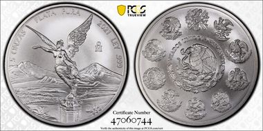 2021-Mo 5 Onza Libertad Ag MS68