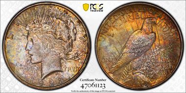 1923-D $1 AU55