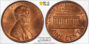 1988 1C MS65RD