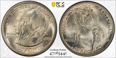 1923-S 50C Monroe MS65