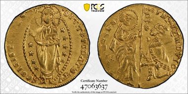 (1329-39) Ducat Fr-1219 F. Dandolo N1