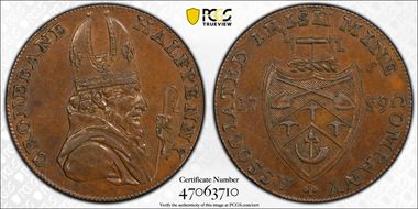 1789 Tk 1/2D DH-8 Wicklow, Cronebane AU58BN